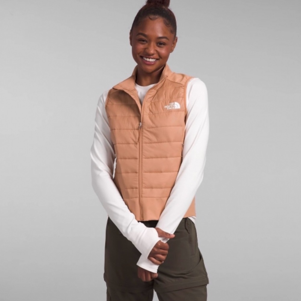 The North Face baby pink vest small